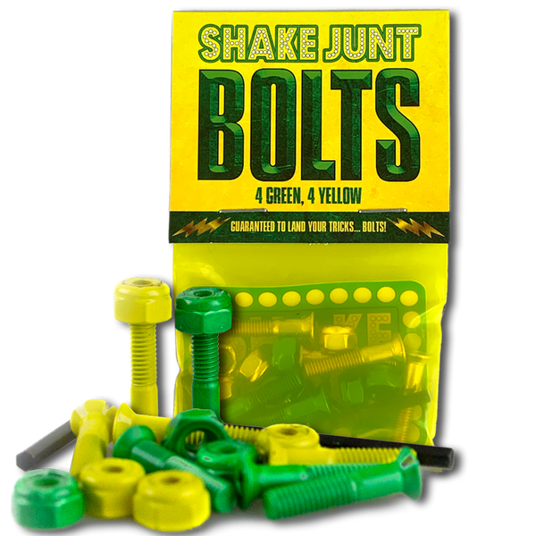 BAG O' BOLTS 4 GREEN, 4 YELLOW