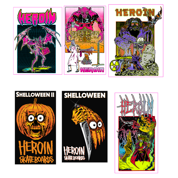 Shelloween Stickers Single