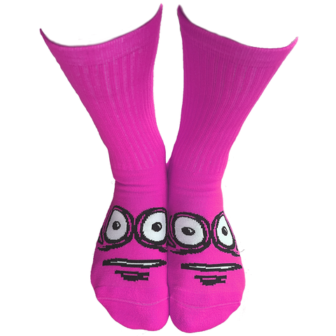 Big Egg Pink Socks