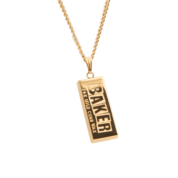 Curb Wax Gold Necklace