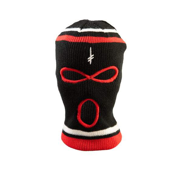 Gang Logo Black/Red Ski Mask